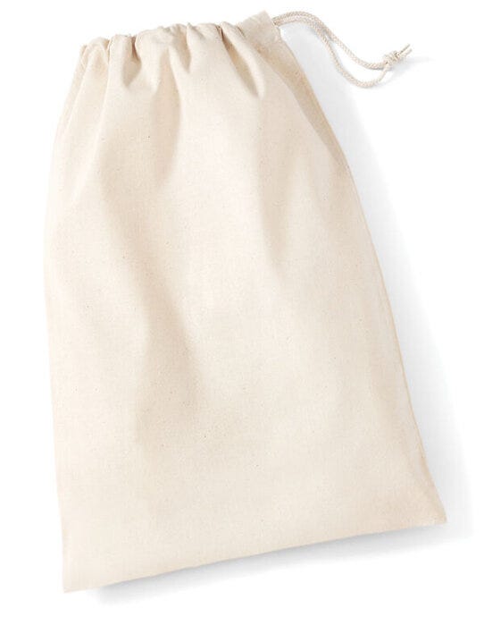 Westford Mill W115 Cotton Stuff Bag - Natural