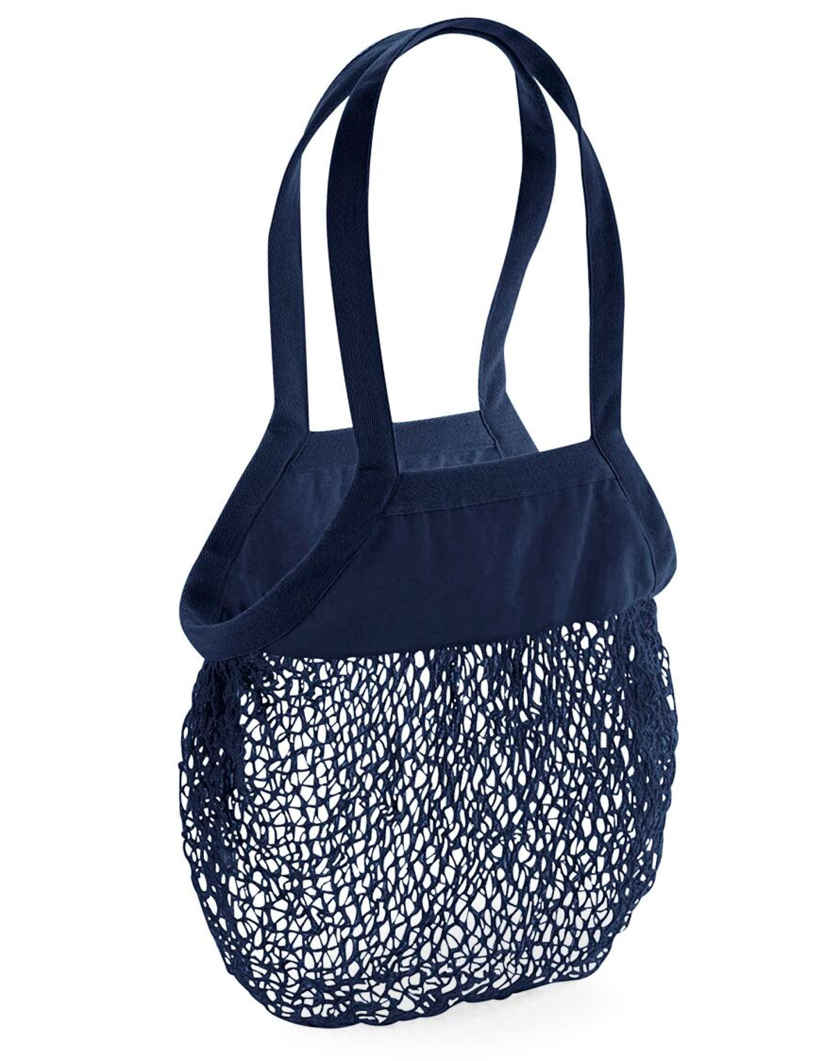 Westford Mill W150 Organic Mesh Grocery Bag - Navy