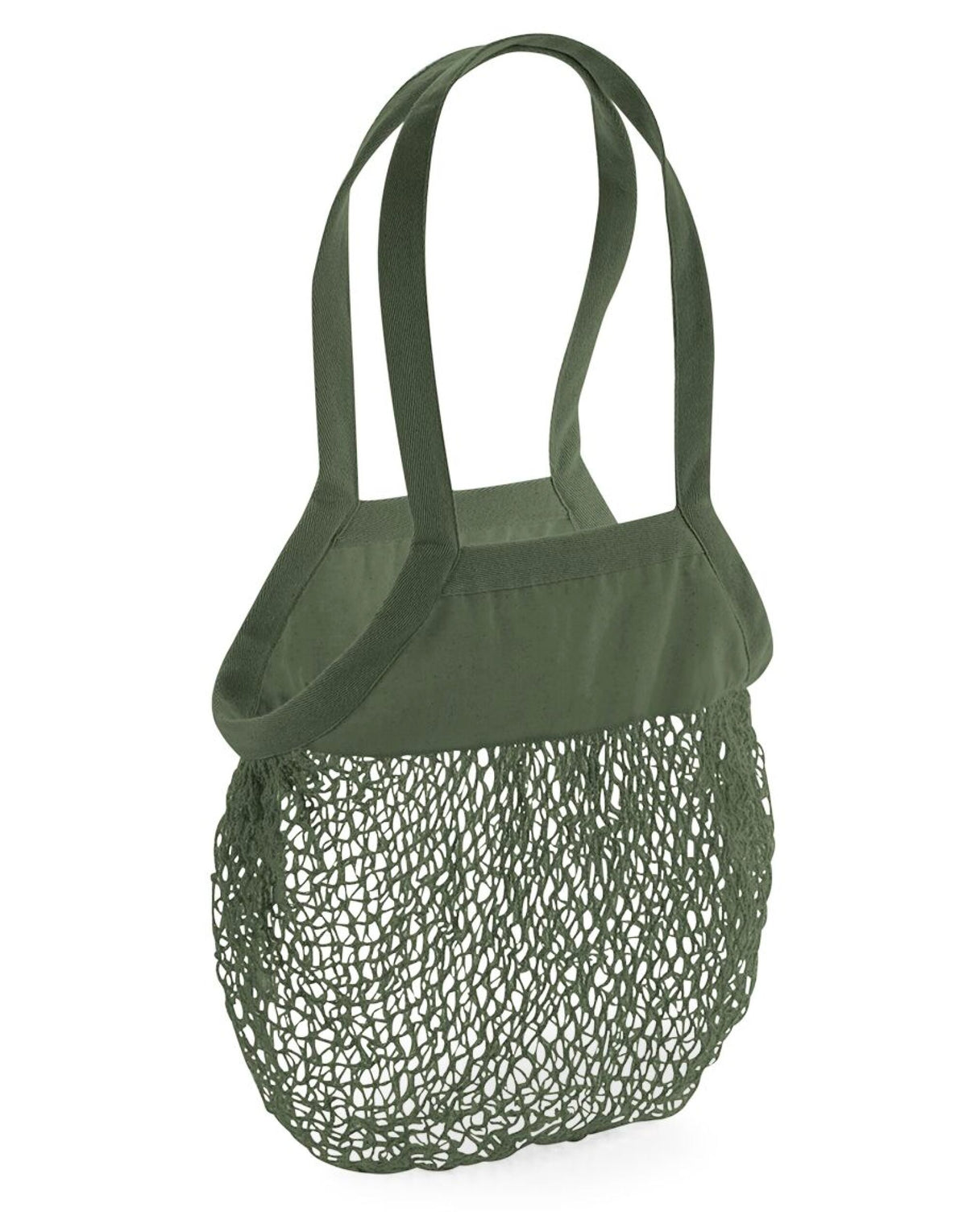 Westford Mill W150 Organic Mesh Grocery Bag - Olive Green