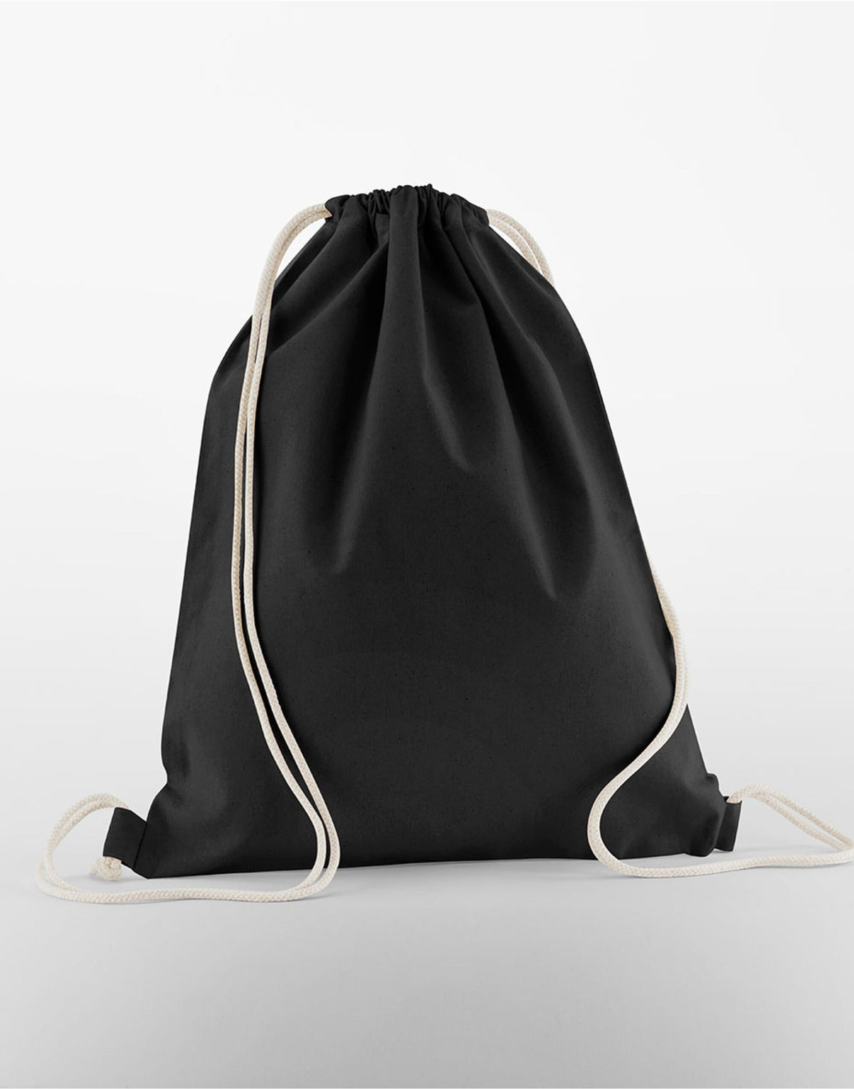 Westford Mill W160 Organic Cotton InCo Gymsac - Black