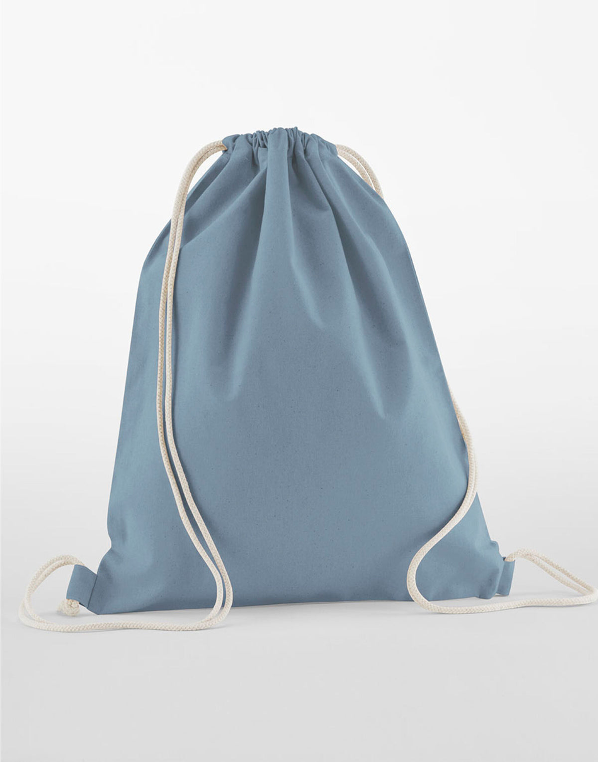 Westford Mill W160 Organic Cotton InCo Gymsac - Dusty Blue