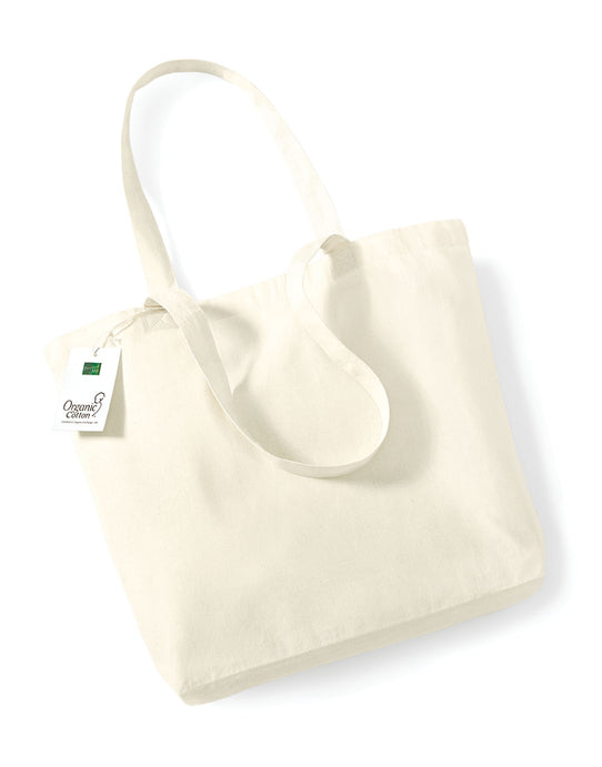 Westford Mill W180 Organic Cotton Shopper - Natural