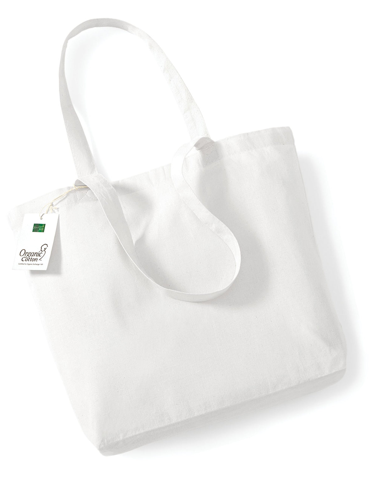 Westford Mill W180 Organic Cotton Shopper - White