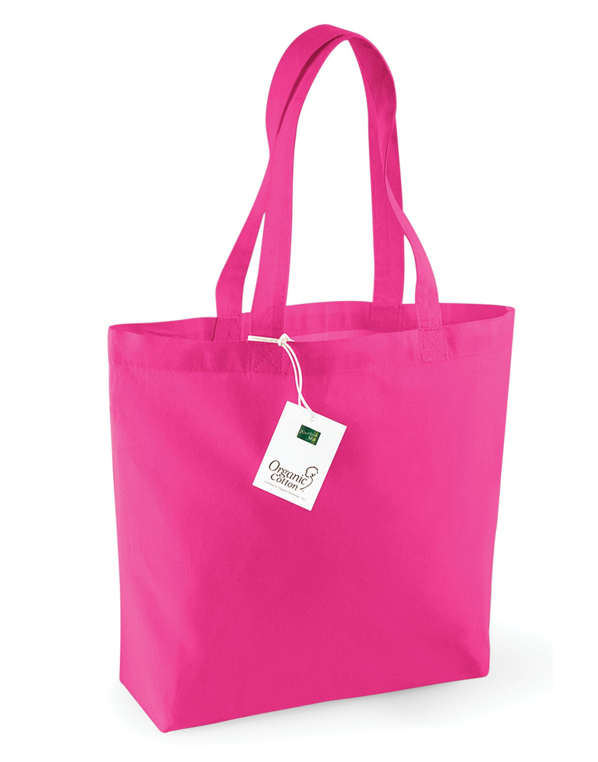Westford Mill W180 Organic Cotton Shopper - Fuchsia