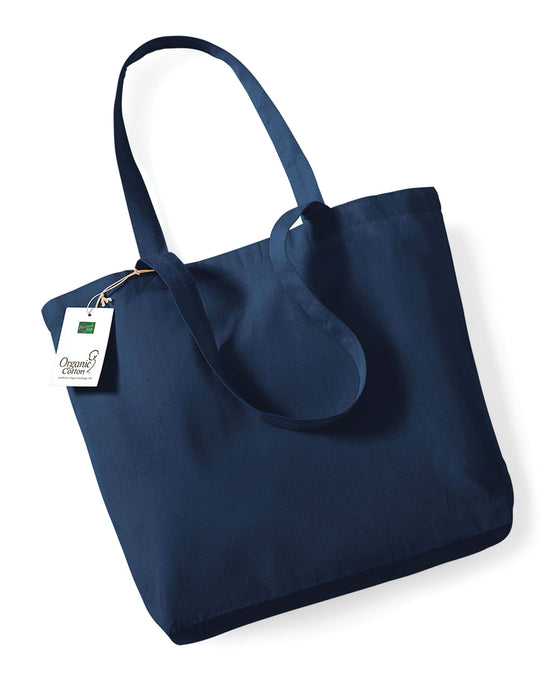 Westford Mill W180 Organic Cotton Shopper - Navy