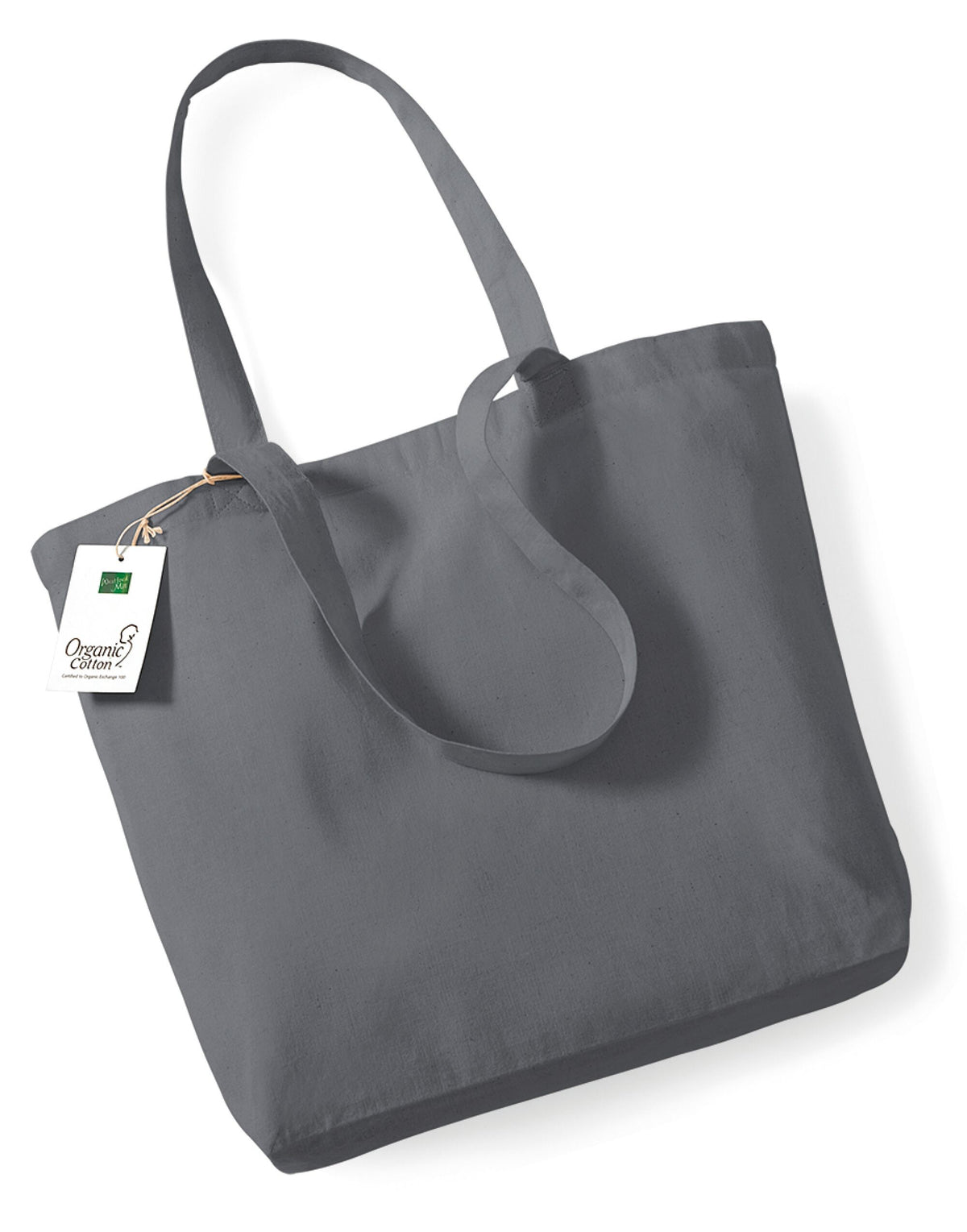 Westford Mill W180 Organic Cotton Shopper - Graphite Grey
