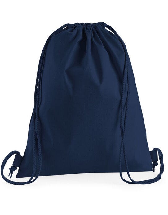 Westford Mill W210 Premium Cotton Gymsac - French Navy