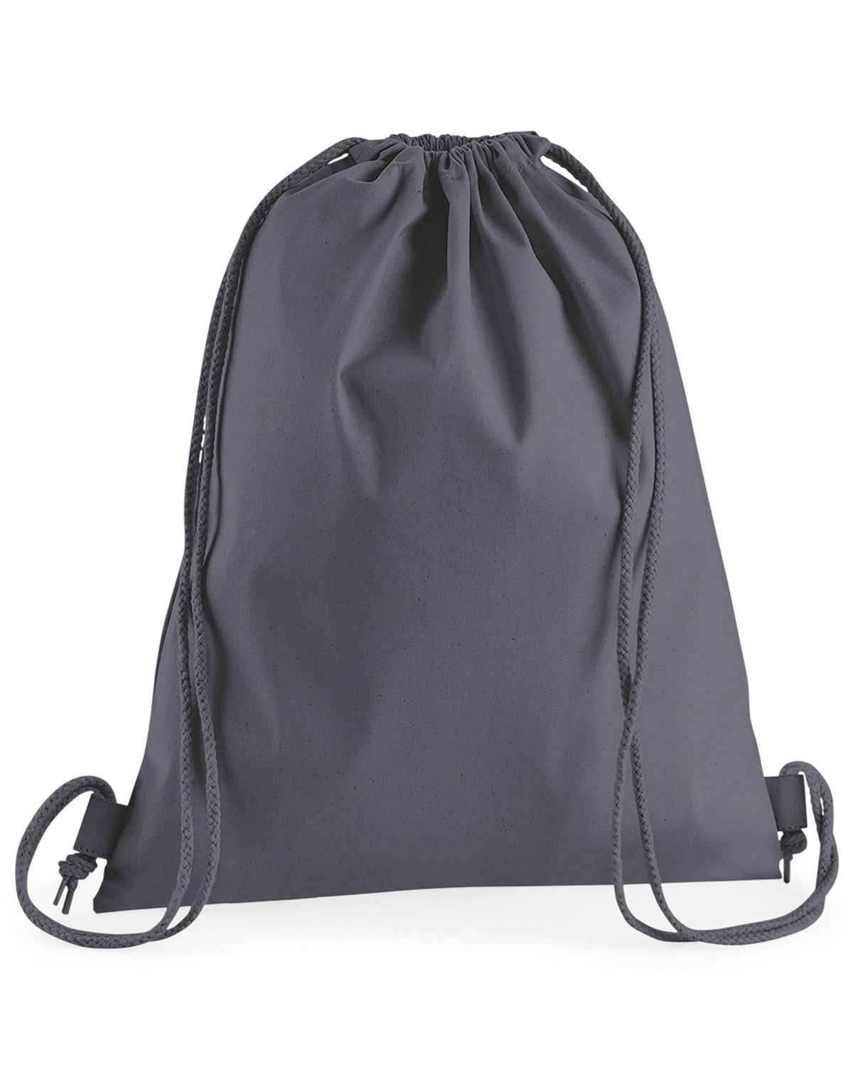 Westford Mill W210 Premium Cotton Gymsac - Graphite Grey