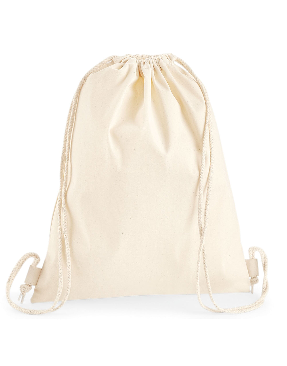Westford Mill W210 Premium Cotton Gymsac - Natural