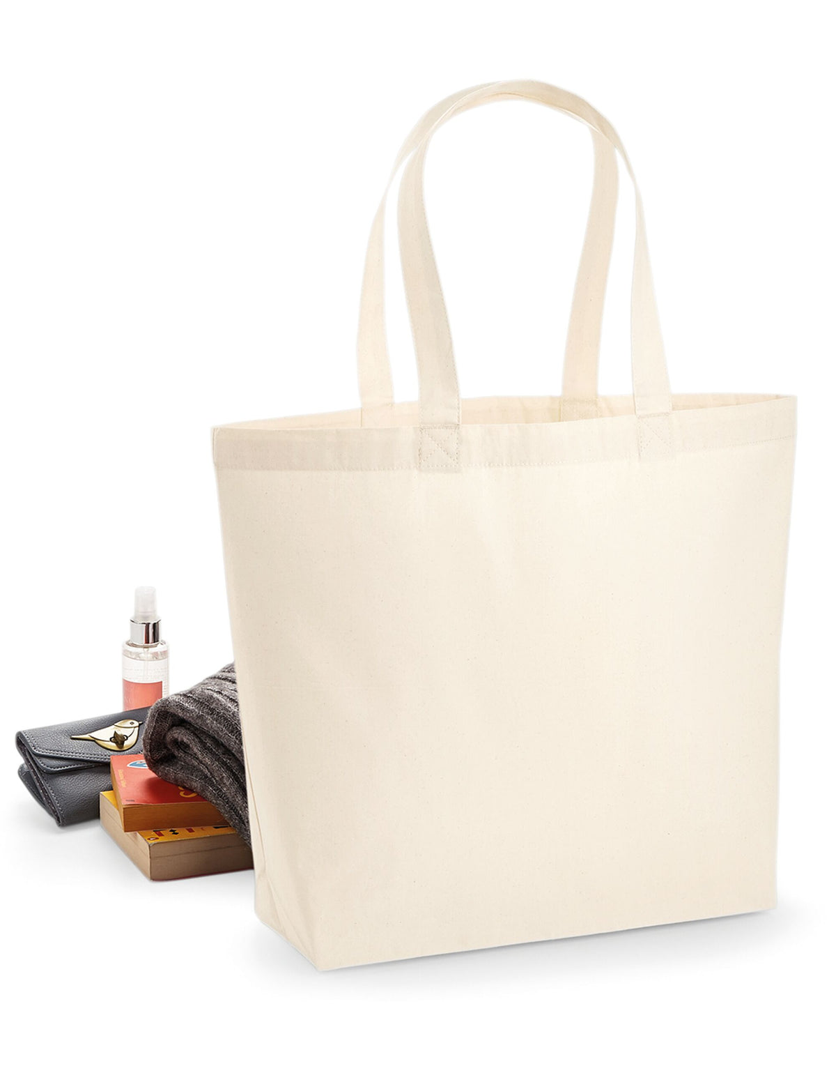Westford Mill W225 Premium Cotton Maxi Tote - Natural