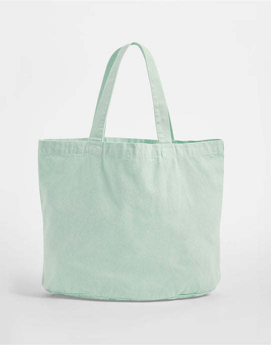 Westford Mill W345 Garment Dyed Shopper - Vintage Aqua