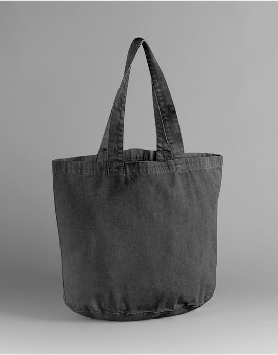 Westford Mill W345 Garment Dyed Shopper - Vintage Black