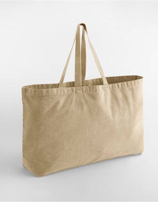 Westford Mill W348 Garment Dyed Oversize Tote - Vintage Sand