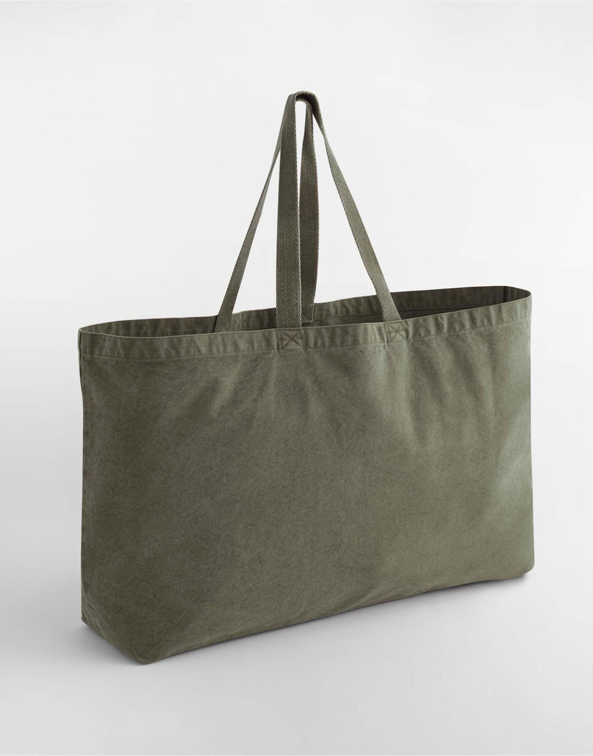 Westford Mill W348 Garment Dyed Oversize Tote - Vintage Moss