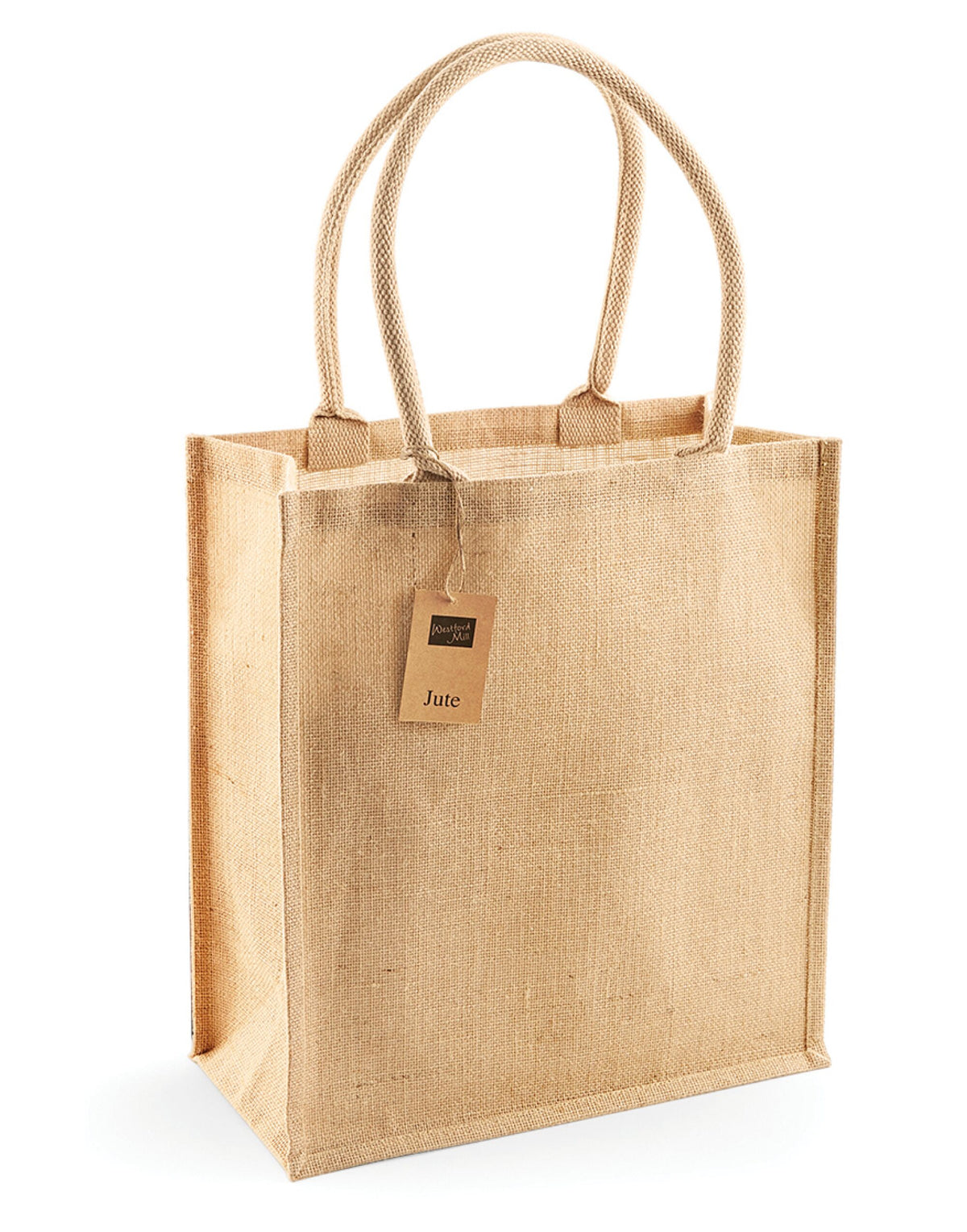 Westford Mill W409 Jute Boutique Shopper - Natural