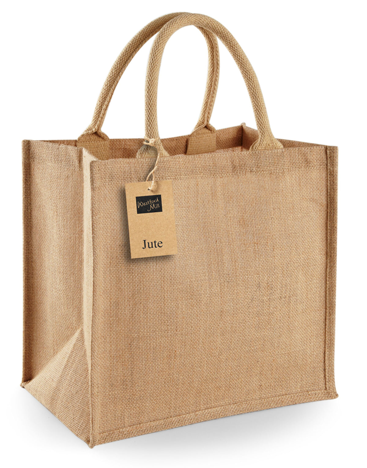 Westford Mill W413 Jute Midi Tote - Natural