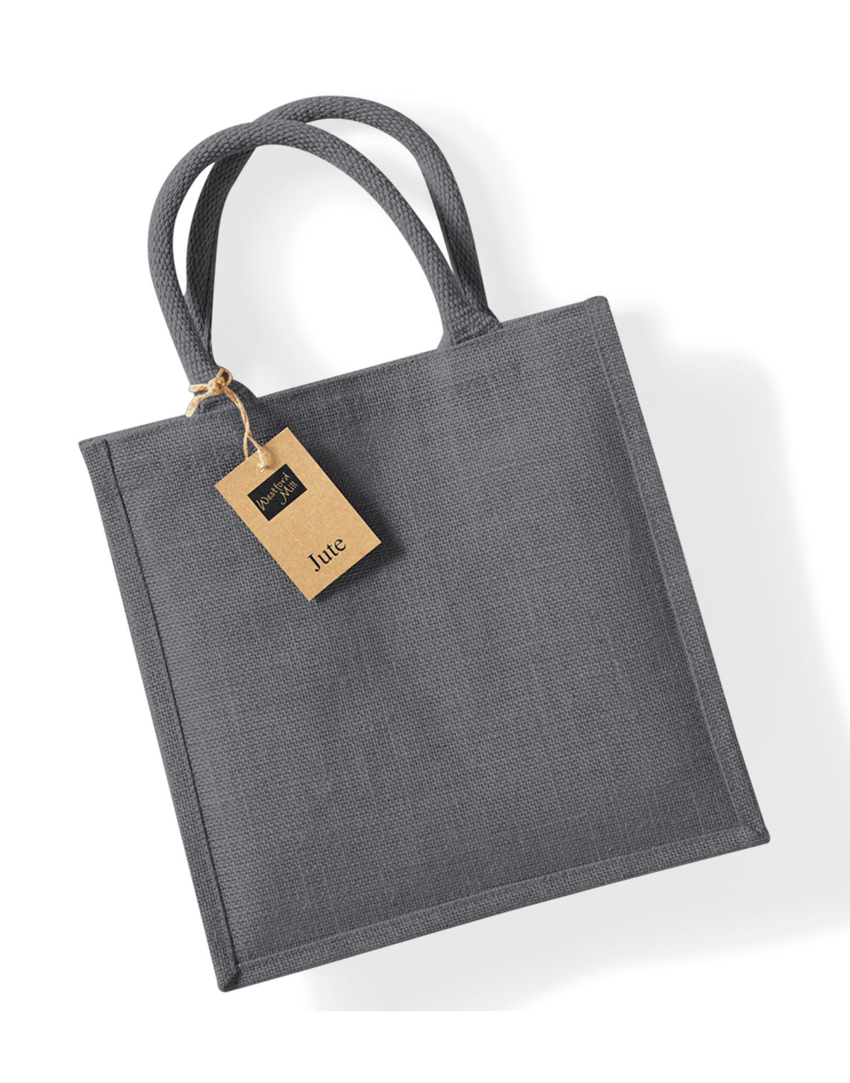 Westford Mill W413 Jute Midi Tote - Graphite Grey/Graphite Grey