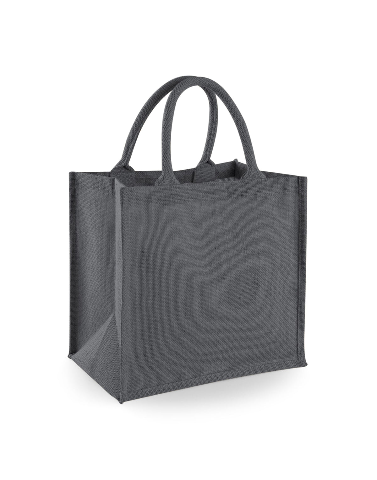 Westford Mill W413 Jute Midi Tote - Graphite Grey/Graphite Grey