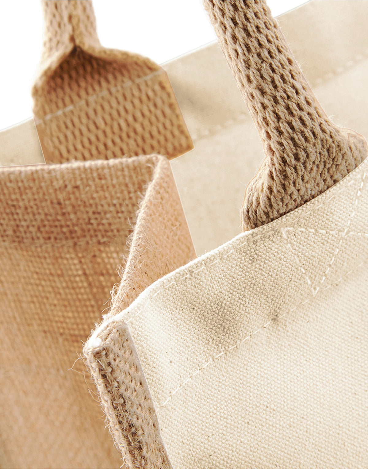 Westford Mill W421 Printers Midi Jute Bag - Natural