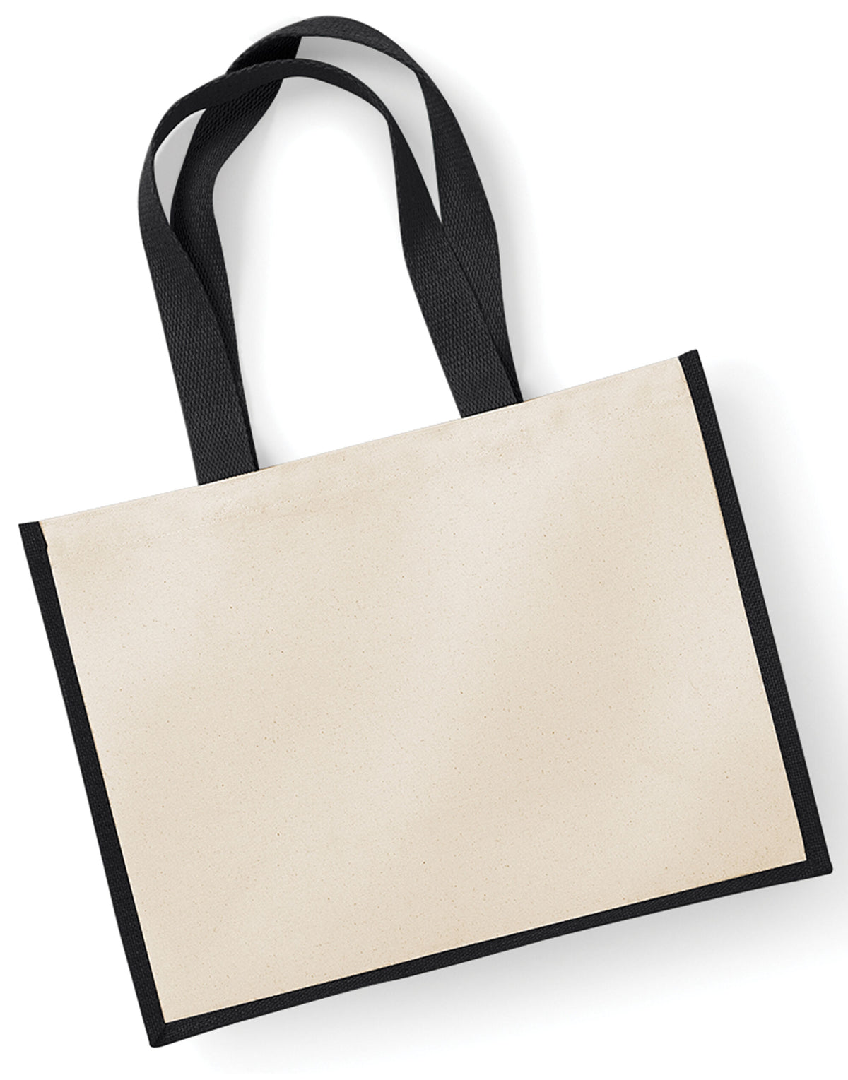 Westford Mill W422 Printers Jute Shopper - Black