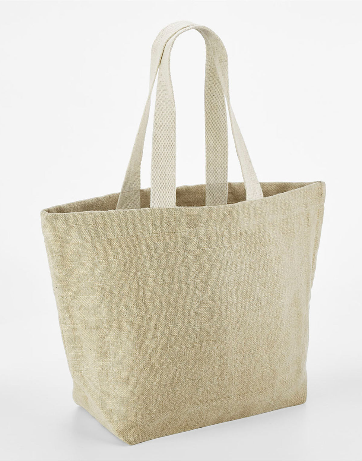 Westford Mill W466 Soft Washed Jute Beach Bag - Natural