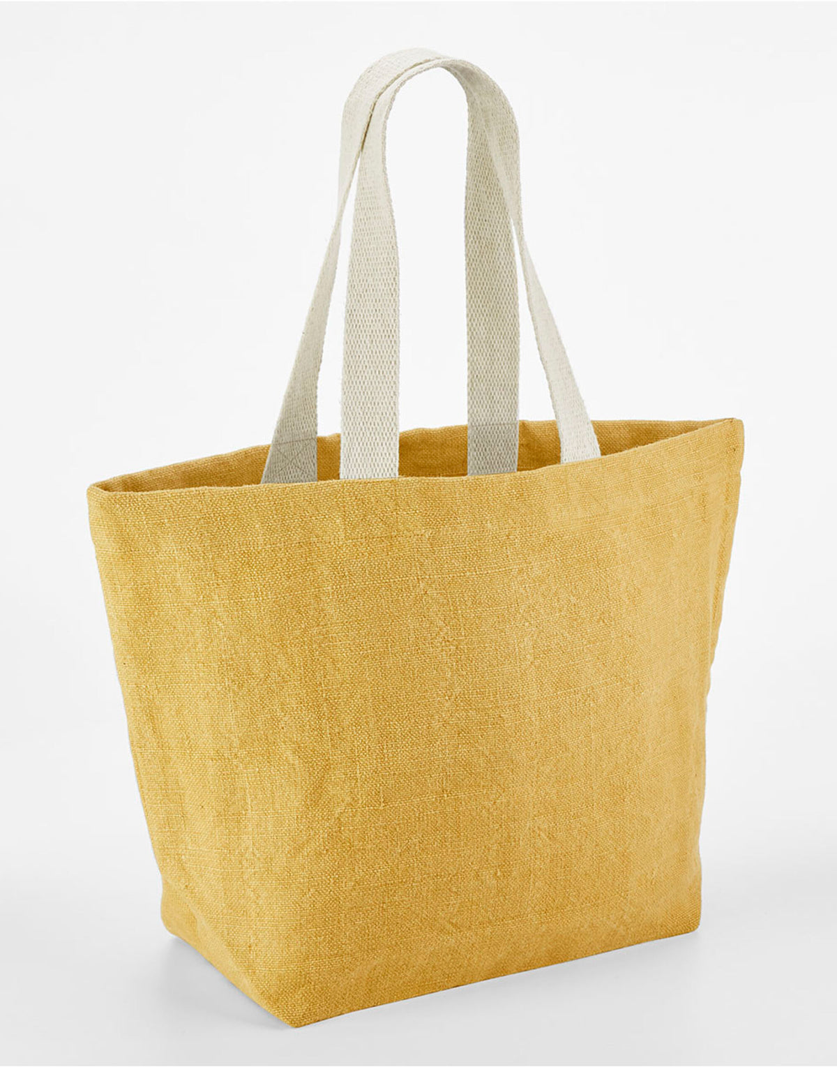 Westford Mill W466 Soft Washed Jute Beach Bag - Saffron