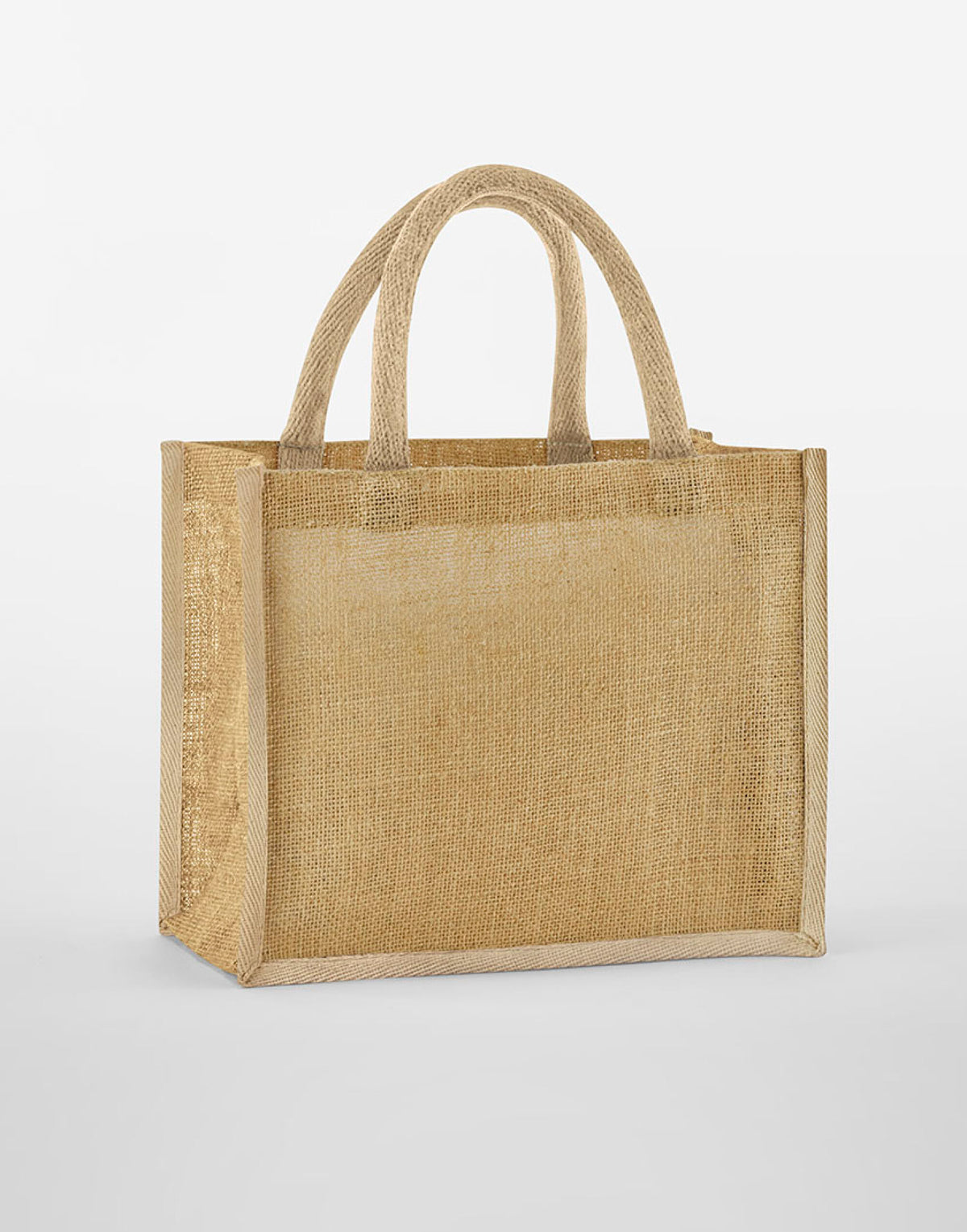 Westford Mill W473 Starched Jute Midi Tote - Natural