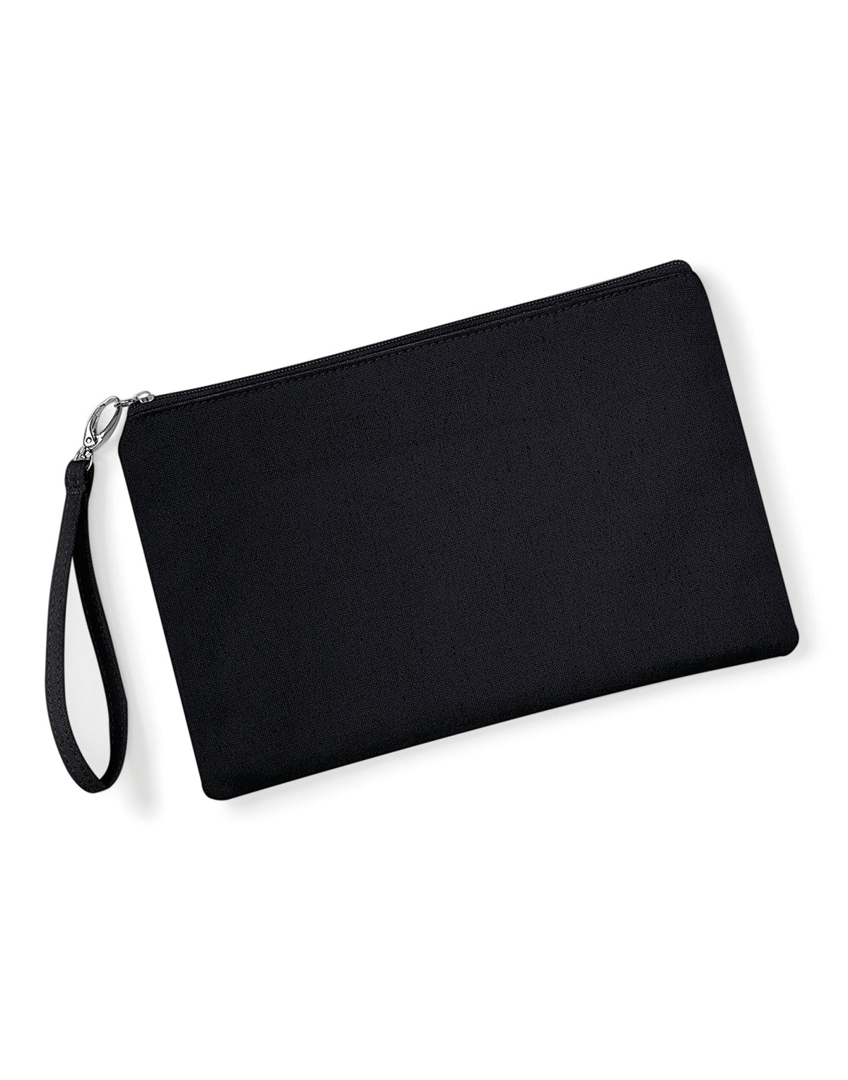 Westford Mill W520 Canvas Wristlet Pouch - Black/Black