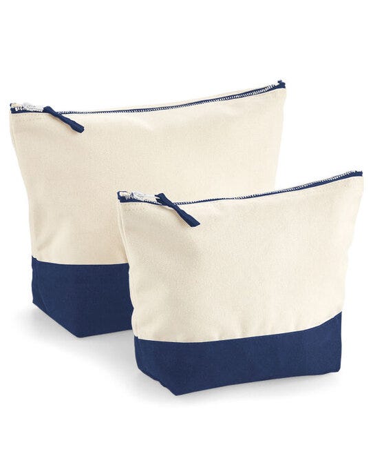Westford Mill W544 Canvas Accessory Bag - Natural/Navy
