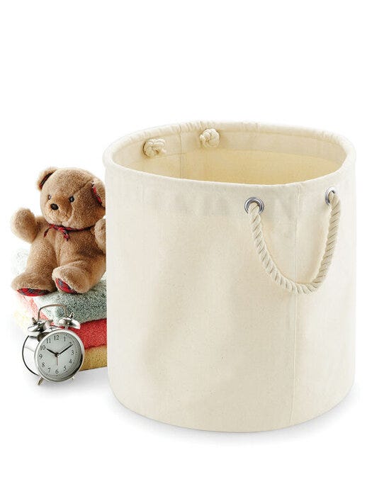 Westford Mill W580 Heavy Canvas Storage Trug - Natural