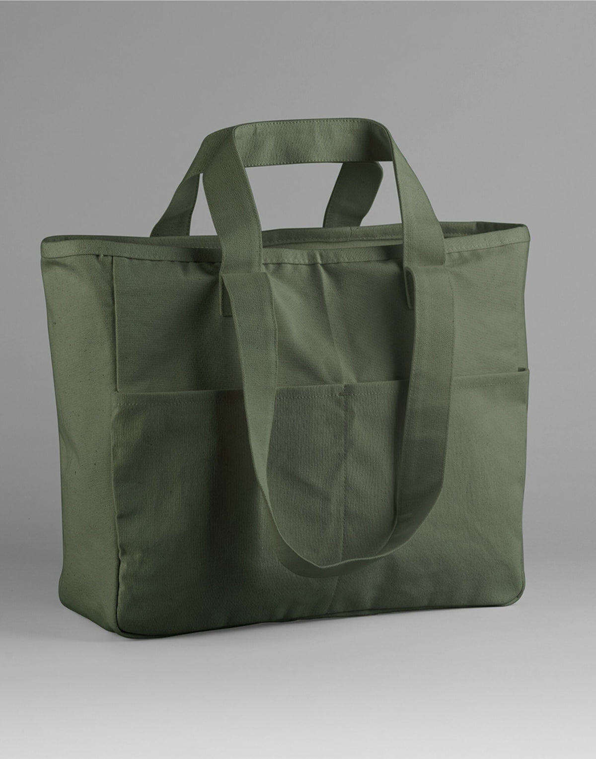 Westford Mill W604 Cargo Pocket Tote - Olive Green