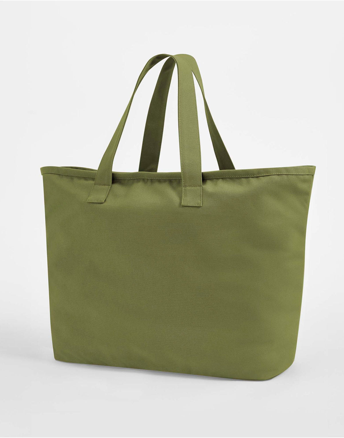 Westford Mill W606 Oversized Canvas Tote Bag - Bright Olive
