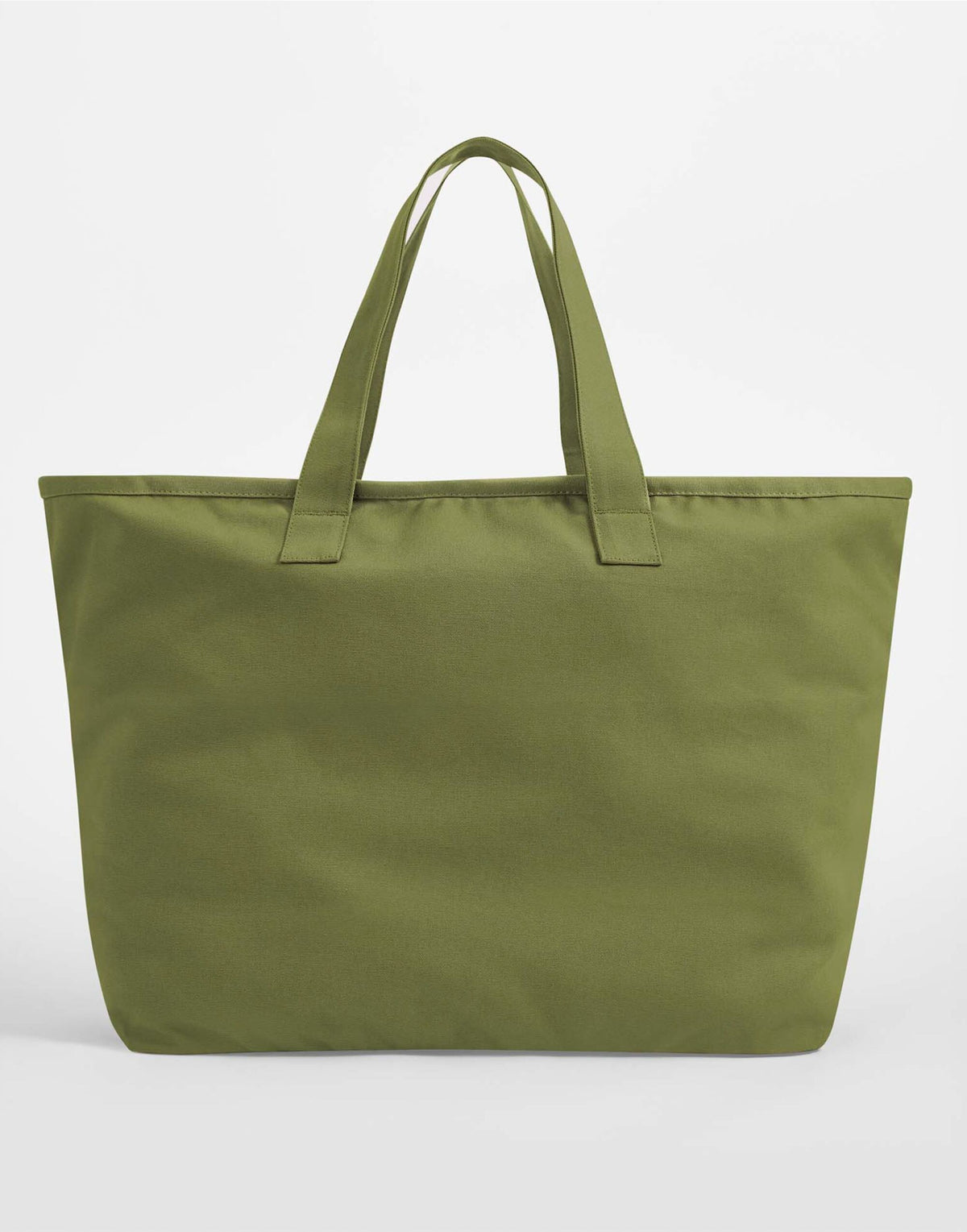 Westford Mill W606 Oversized Canvas Tote Bag - Bright Olive