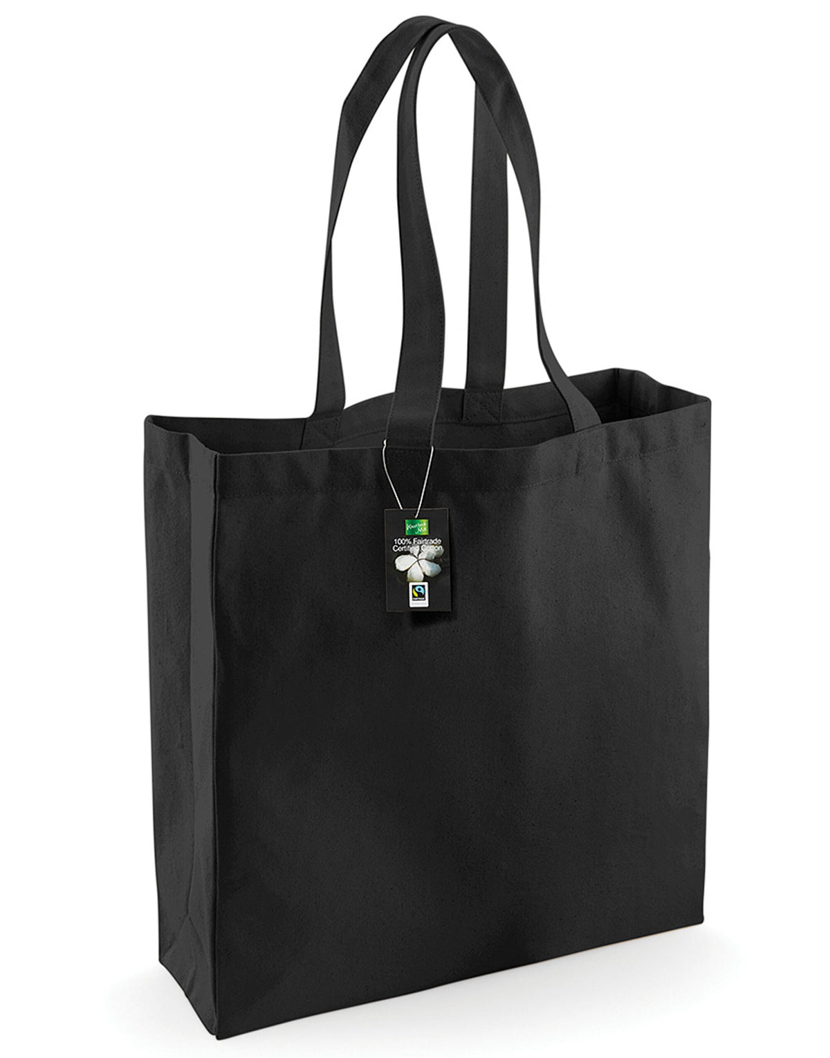Westford Mill W623 FT Cotton Classic Shopper - Black