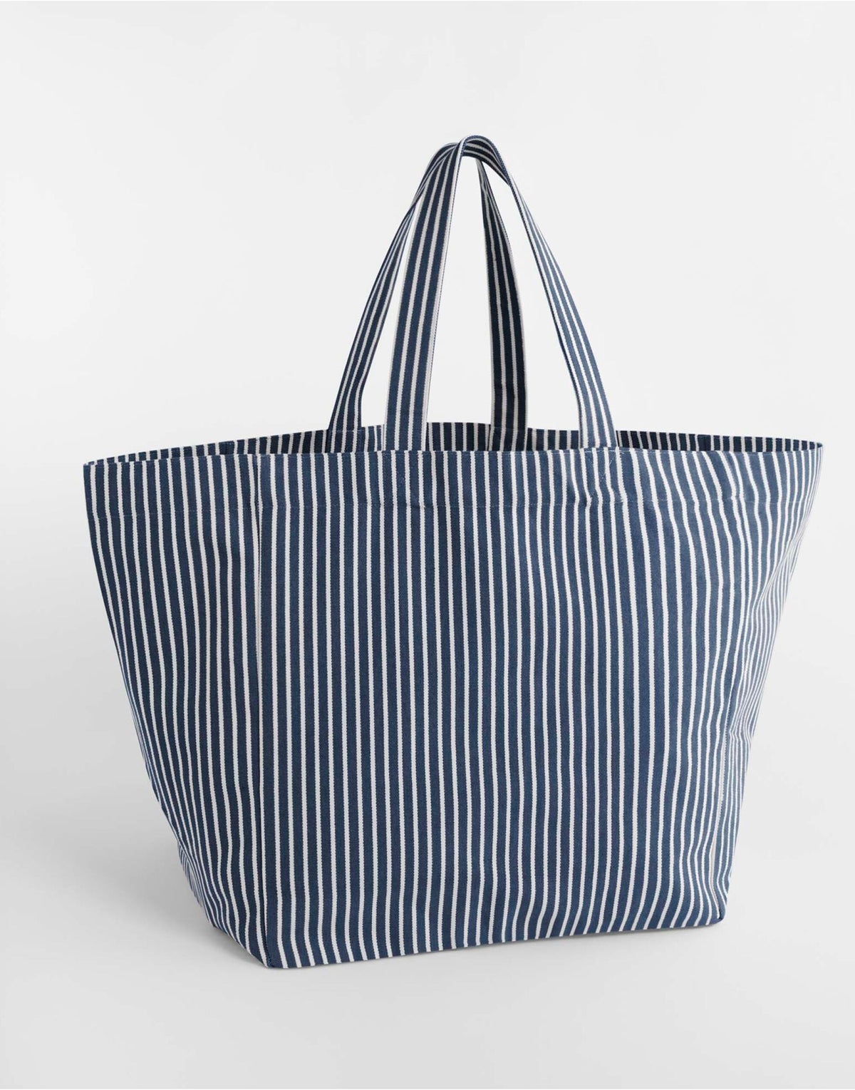 Westford Mill W677 Oversized Beach Bag - Navy Stripe