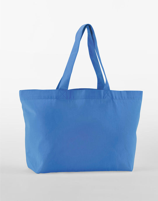 Westford Mill W695 EarthAware® Twill Shopper - Cornflower Blue