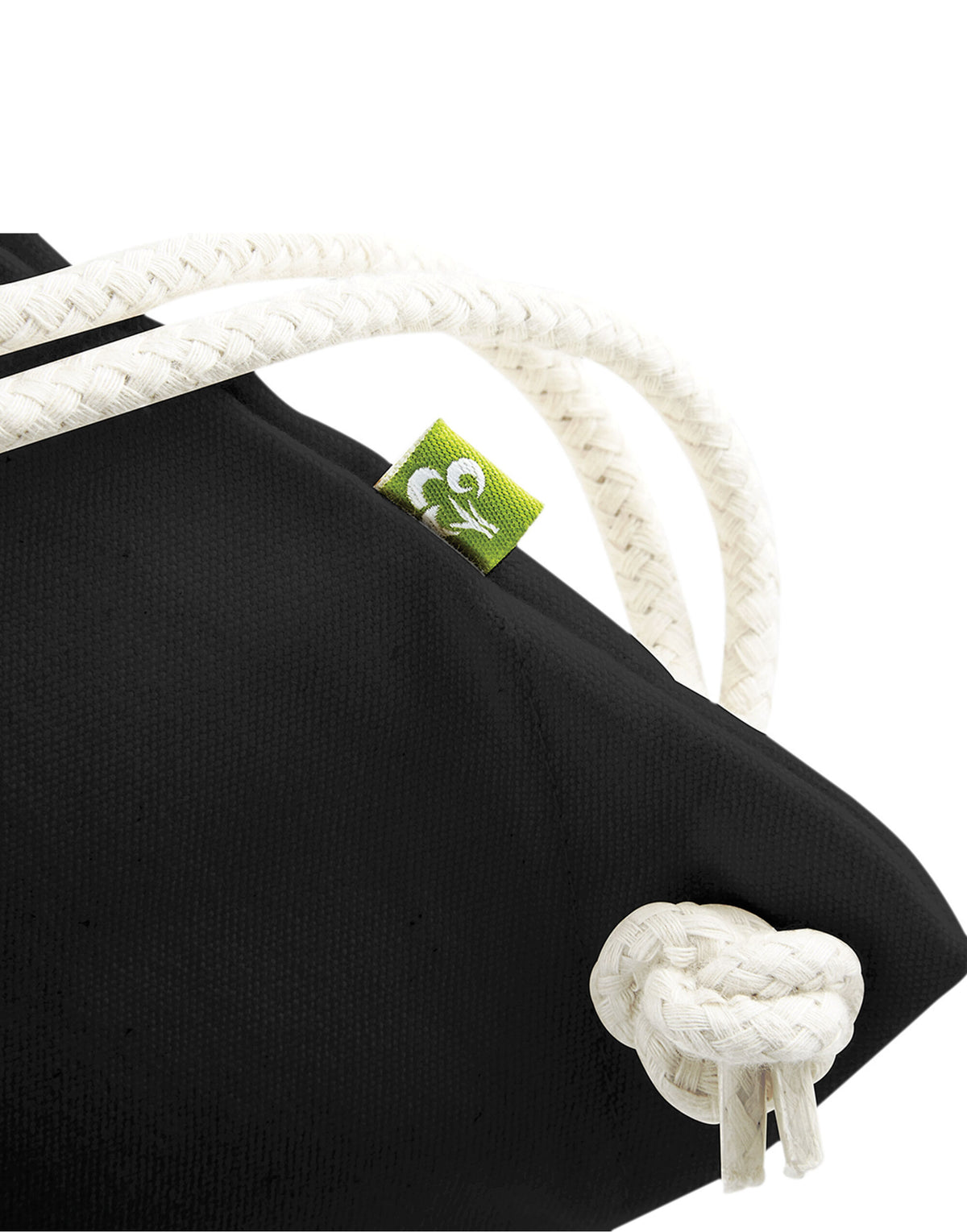 Westford Mill W810 EarthAware® Organic Gymsac - Black