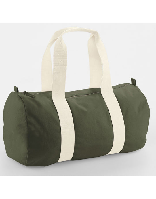 Westford Mill W814 EAware® Organic Barrel Bag - Olive Green
