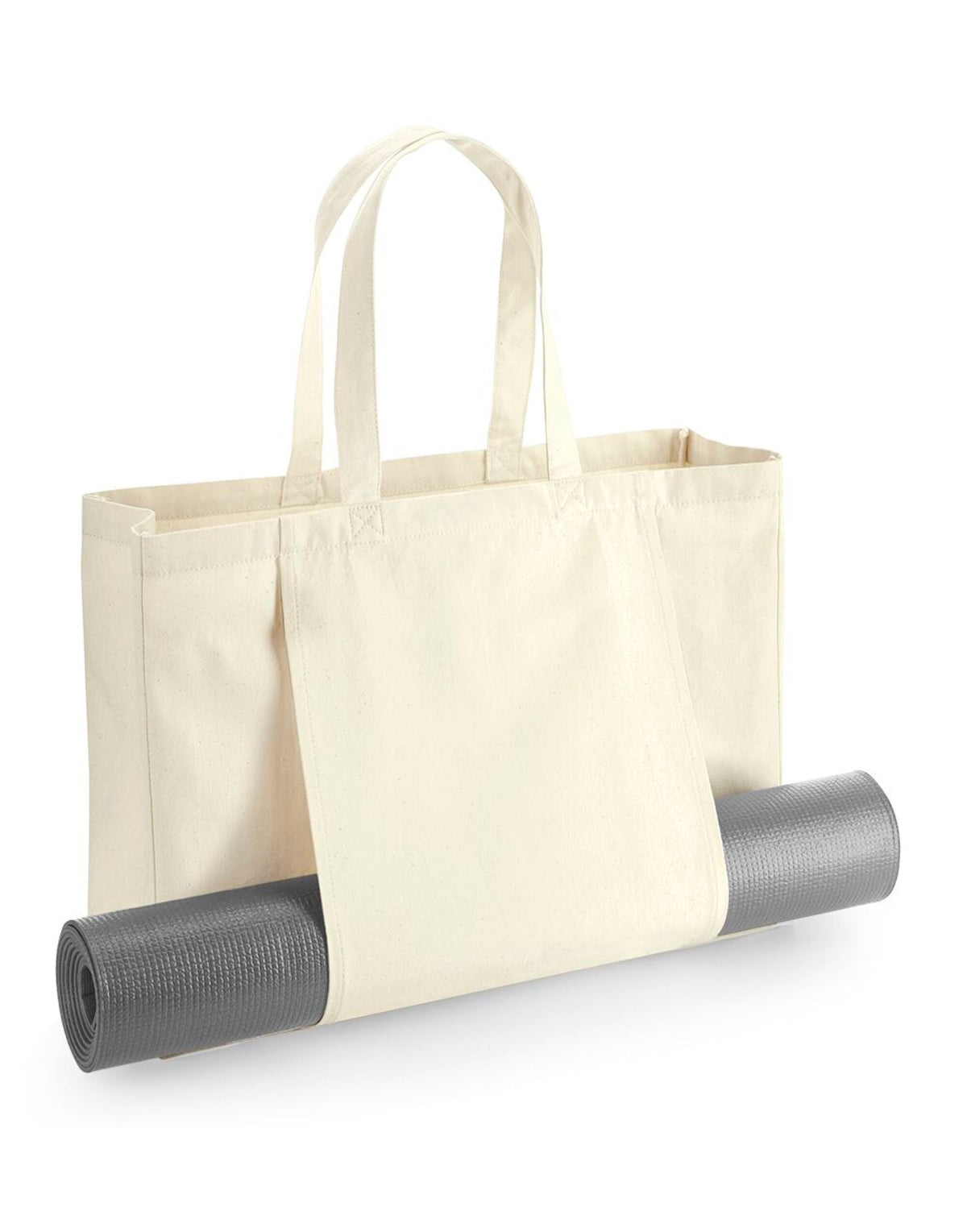 Westford Mill W818 Organic Yoga Tote Bag - Natural