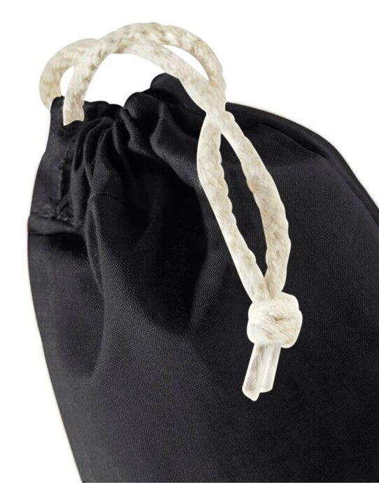 Westford Mill W915 Recycled Cotton Stuff Bag - Black