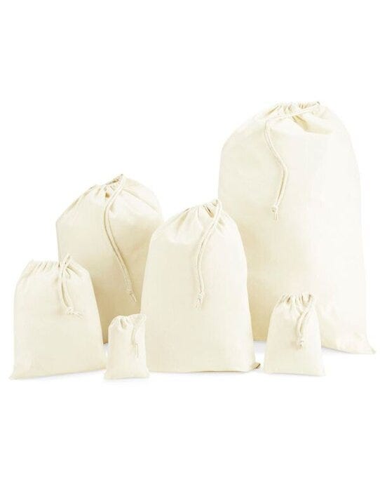 Westford Mill W915 Recycled Cotton Stuff Bag - Natural