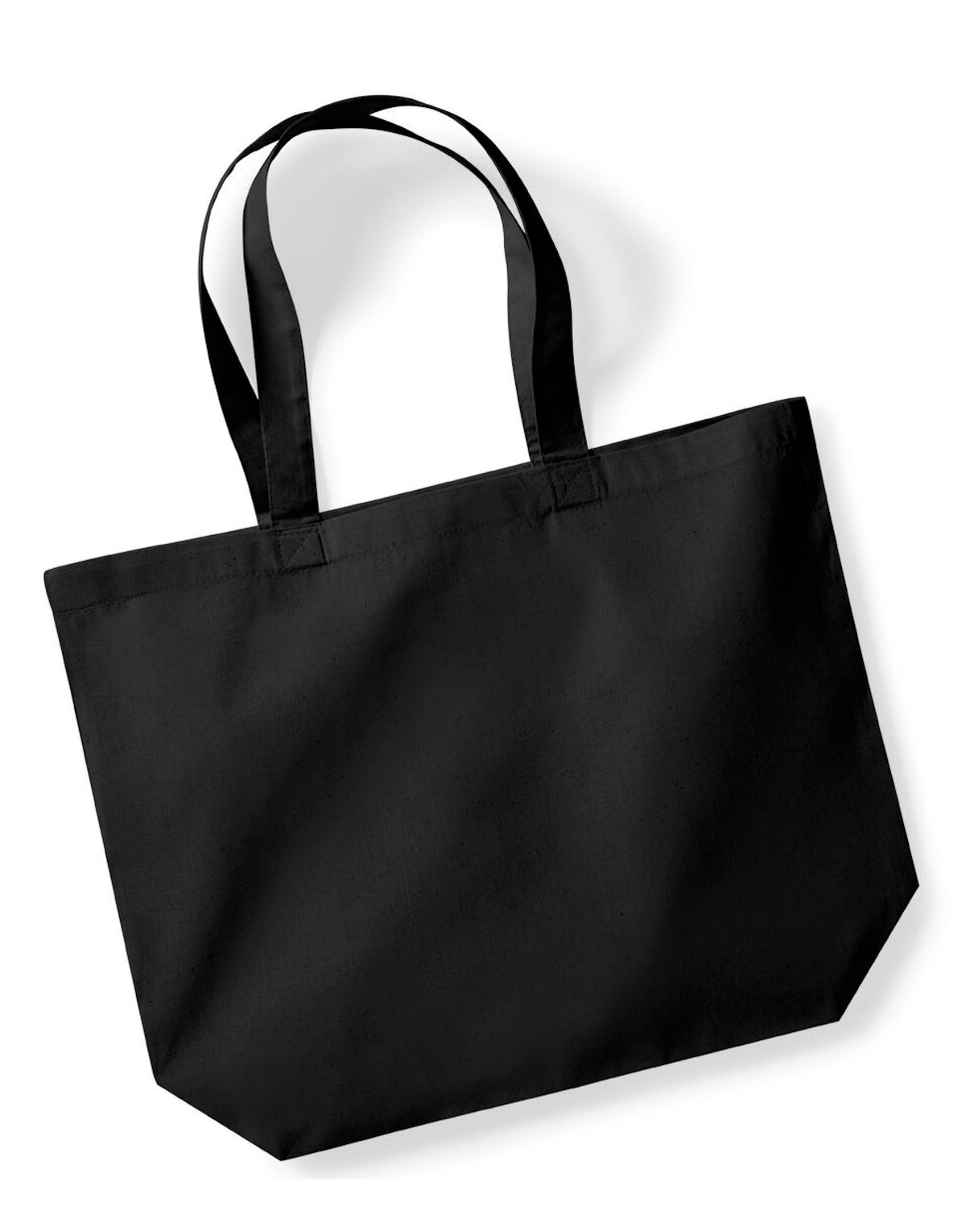 Westford Mill W925 Recycled Cotton Maxi Tote - Black