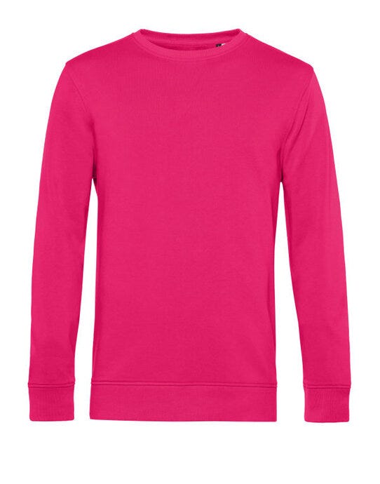 B&C WU31B B&C Men's Inspire Crew Neck_° - Magenta Pink