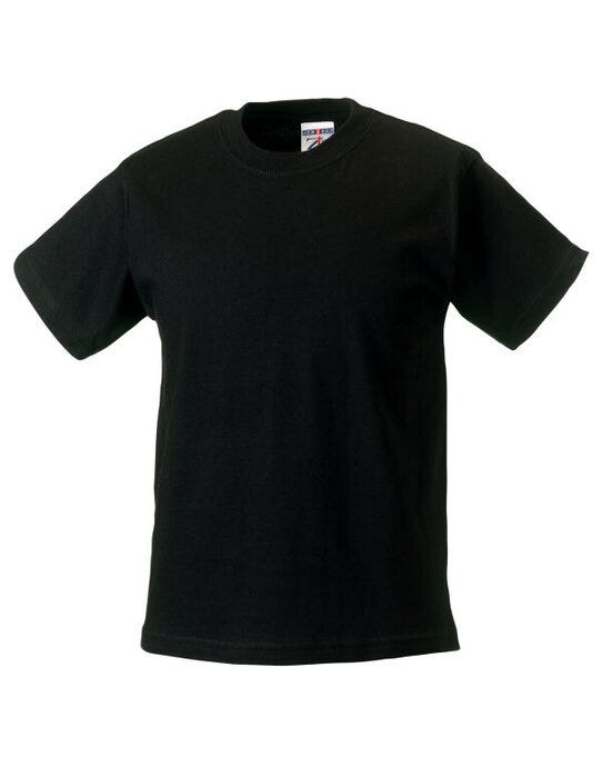 Russell Athletic ZT180B Russell Kids Authentic Classic T - Black