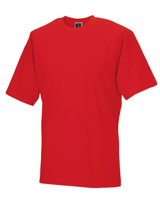 Russell Athletic ZT180M Russell Classic T - Bright Red