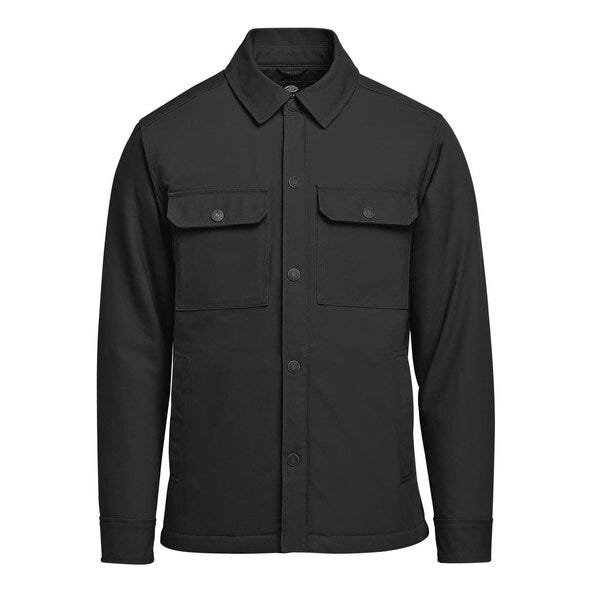 Stormtech CJK-2M Men's Oxide Sherpa Canvas Jkt - Black
