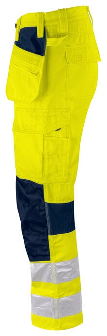 ProJob Workwear PJ646570 ProJob Prio 6570 Waispant Stretch Class2 - Yellow/Navy