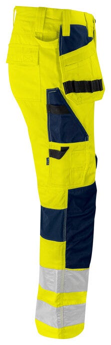 ProJob Workwear PJ646570 ProJob Prio 6570 Waispant Stretch Class2 - Yellow/Navy
