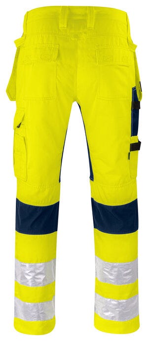 ProJob Workwear PJ646570 ProJob Prio 6570 Waispant Stretch Class2 - Yellow/Navy