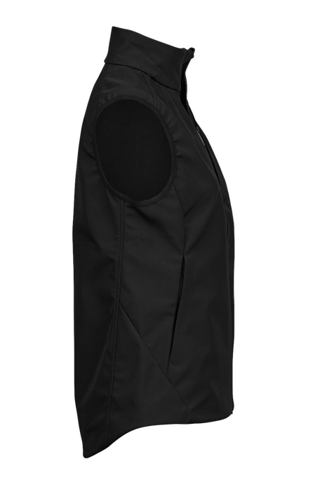 Tee Jays TJ9523 Ladies Perf Softsh Bodywarmer - Black